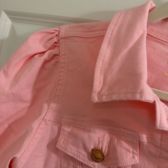 Lilly Pulitzer Pink Laylani Denim Jacket - Picture 8 of 10